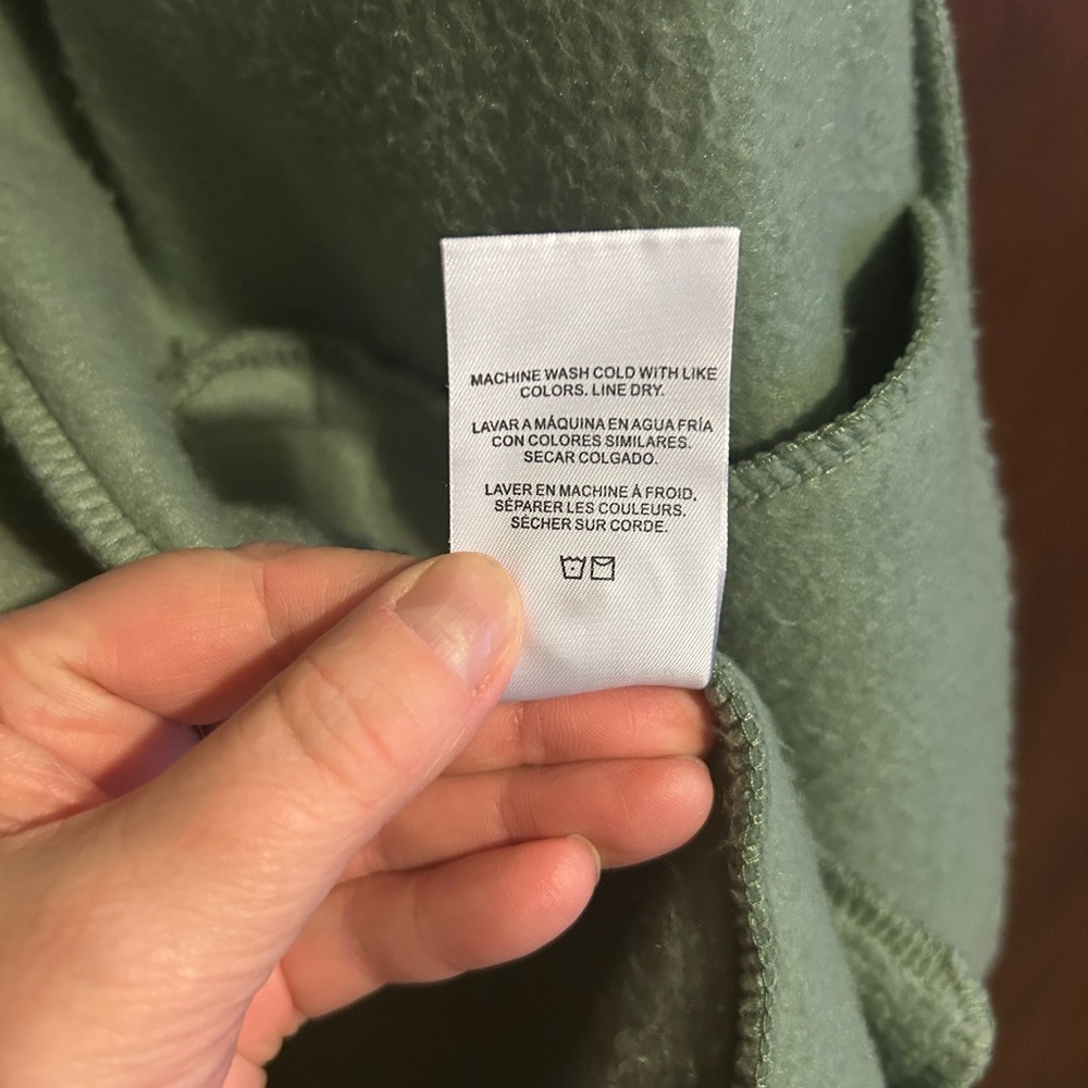 Teal Green Fleece Shacket/Jacket - Picture 5 of 5